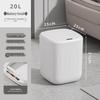 2026 Smart Induction Trash Can with Lid, Sealed, Long-lasting Battery, 24L Capacity for Home Use