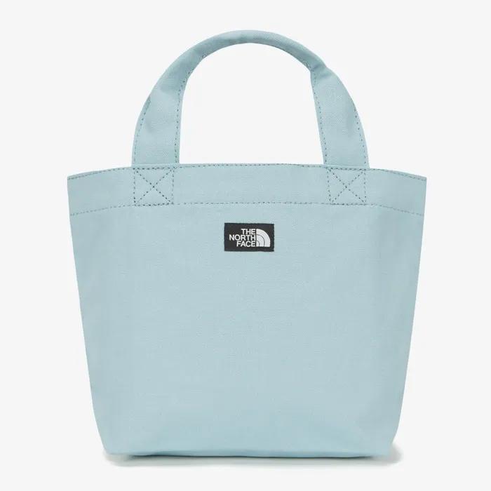 NN2PS26D TNF Logo Cotton Bag Small GRAYISH TURQUOISE