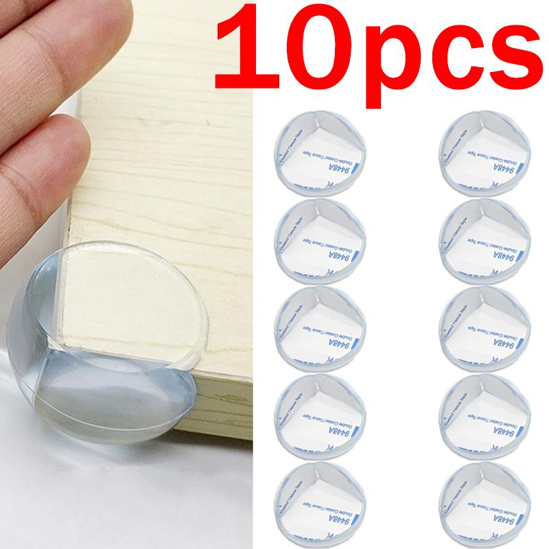 1/10Pcs Transparent Baby Table Corner Edge Protection Cover Kids Safety Silicone Table Protector Guard Cushion Counter Collision