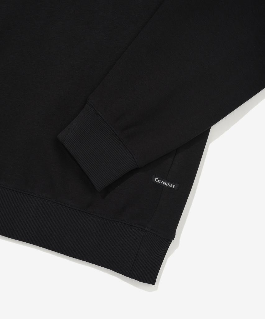 COVERNAT Small C Logo Sweatshirt Black