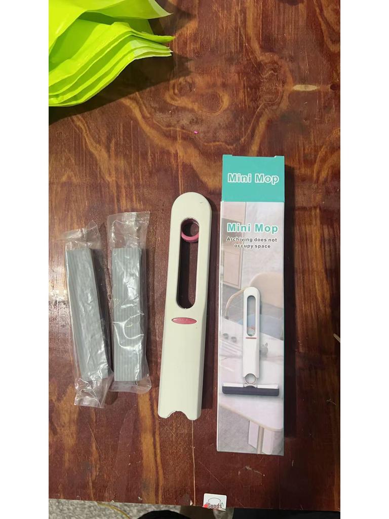 Compact Foldable Hands-Free Mini Mop: Water-Absorbent, Portable, and Ideal for Easy Cleaning