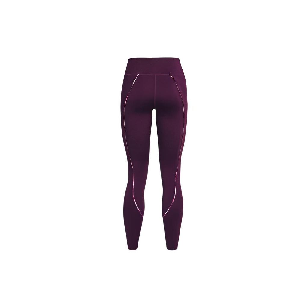 Under Armour Solid Color Training Fitness Leggings Women Leggings Purple 1365355-501