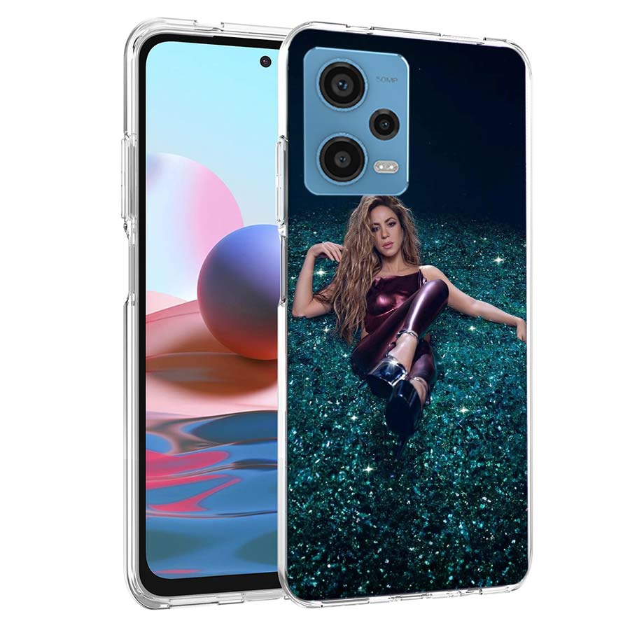 S-Shakira Singer Phone Case For Redmi Note 13 12 14 15 Pro Plus 13R 11 11T 11E 11S 10 Pro 10S 9 9S Cover Cell Clear TPU Capa Cas