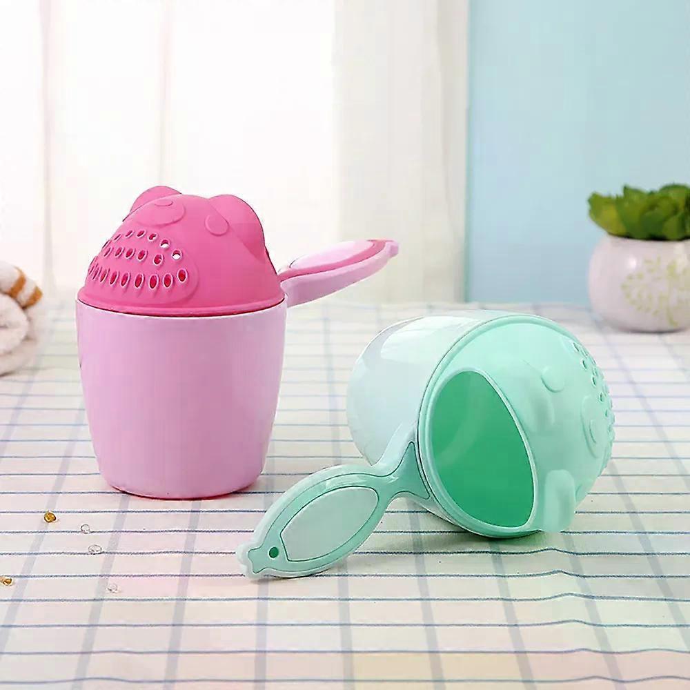 Cute Cartoon Baby Bath Hat, Baby Shampoo Cup, Children's Bath Accessories, Baby Shower Spoon, Children's Shampoo Cup, Children's Bath Tools