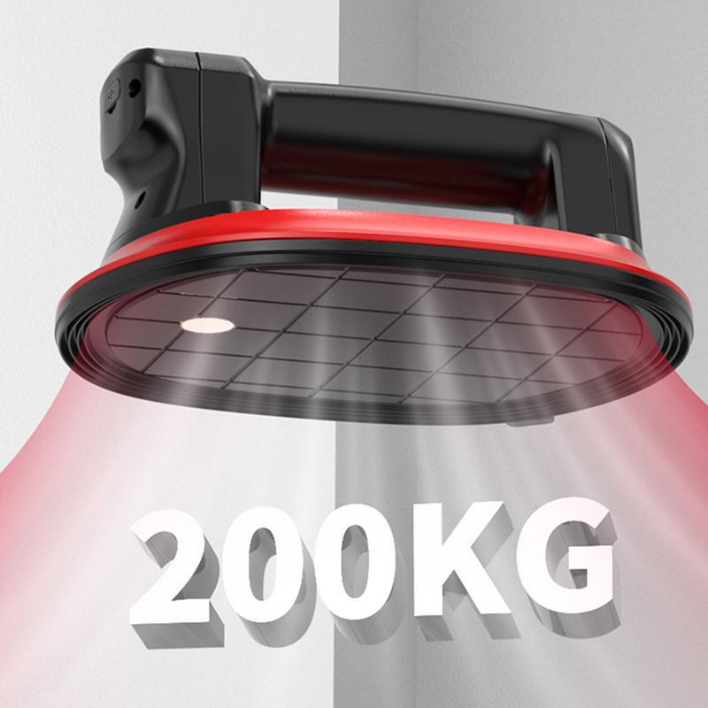 5000mAh Intelligent Display Electric Vacuum Suction Cup 200KG Load Heavy Duty Granite Tiles Glass Lifter Lifting Magnets Tools