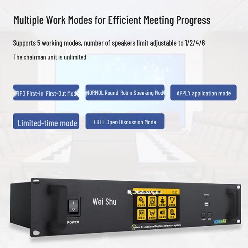 Weishu K-700-F1 Wired Conference System Microphone (CN version)