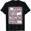 Eat Sleep Badminton Repeat Boys Girls Badminton Lover Outfit T-Shirt(18)