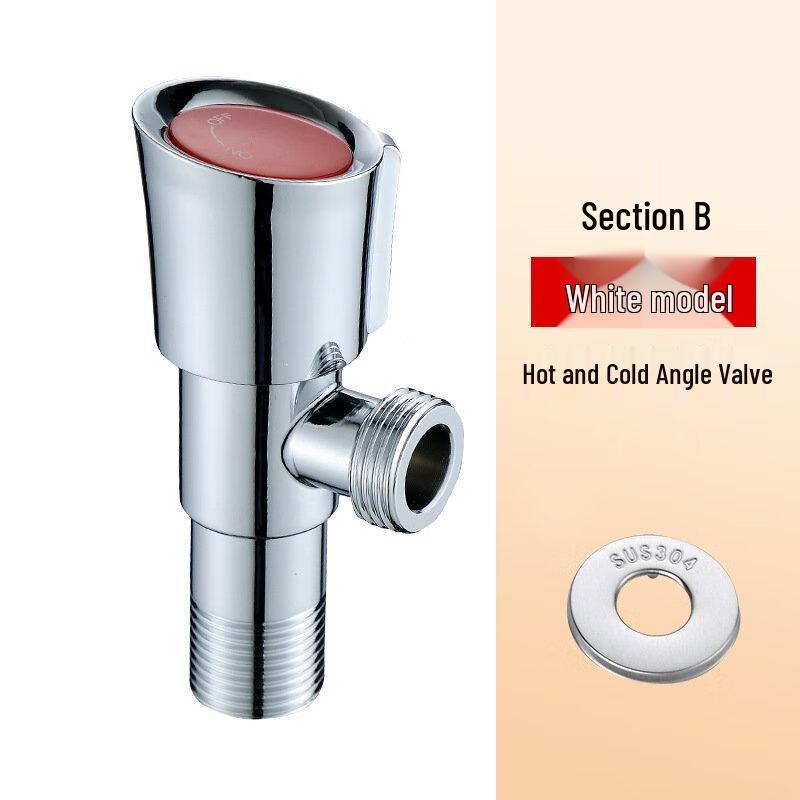MDNG Stainless Steel Angle Stop Valve for Toilet and Water Heater