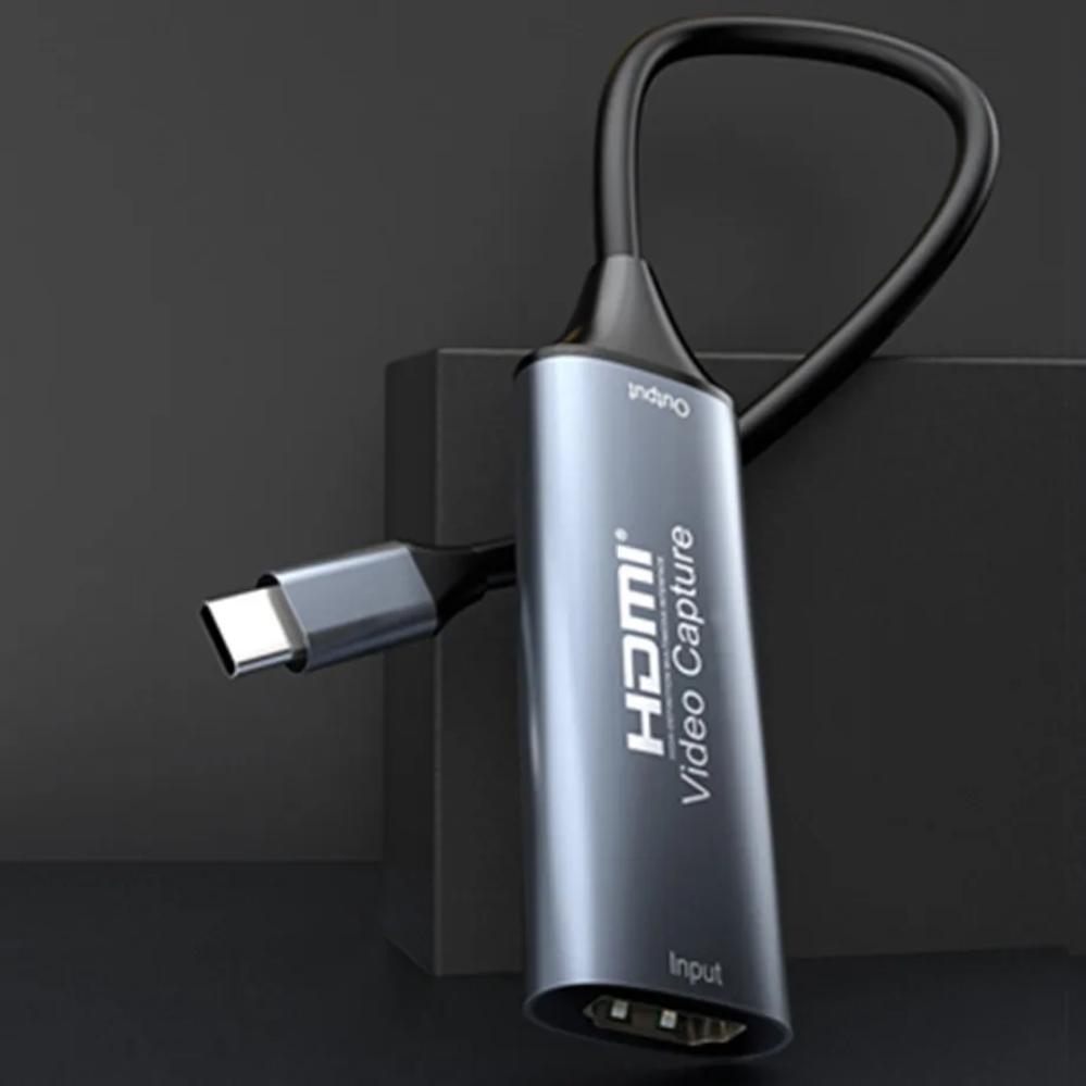 HDMI Video Capture Card 4K 30Hz HDMI To USB 2.0 USB 3.0 USB-C Video Grabber Box For Macbook PS4 PC Game DVD Camera Recording