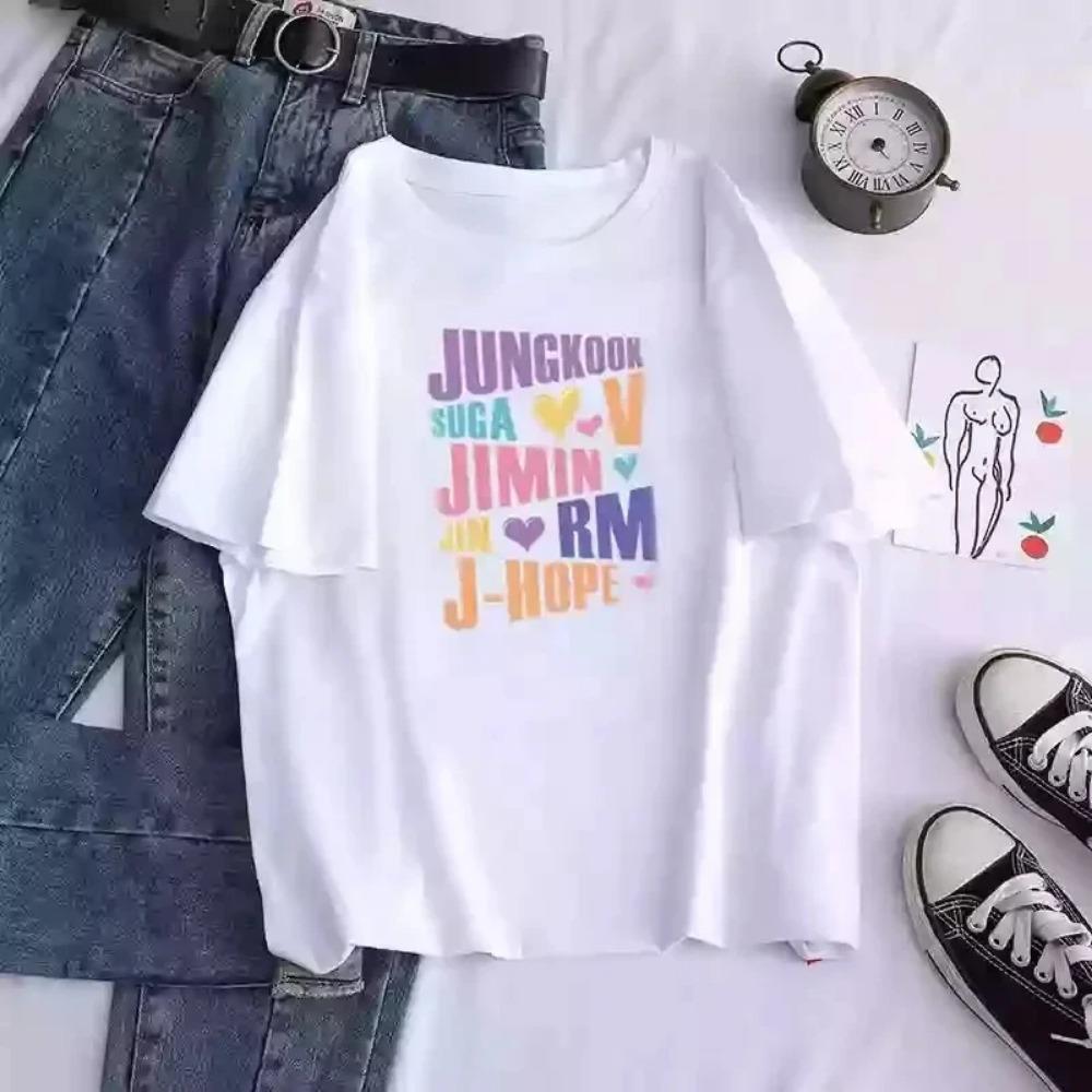 Printed Men s and Women s T-shirts, Short-sleeved Casual Fashion Tops, Y2k Top Women s Clothing M