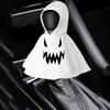 1/6 Stück Halloween-Geister-Hoodie-Gänse-Outfits, Auto-Schalthebelabdeckung-Dekoration, Veranda-Garten-Gänsestatue-Kleidung