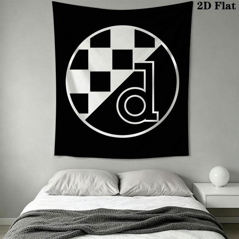 DZG Club Wall Hanging Printed Fabric Blanket Decorative Tapestries for Bedroom Living Room Home Decor
