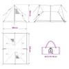 Waterproof Gazebo for People Green