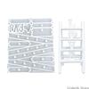 Artistic Ladder Silicone Mold Office Desk Decoration Molds Silicone Texture for Handmade Craft and Decorations