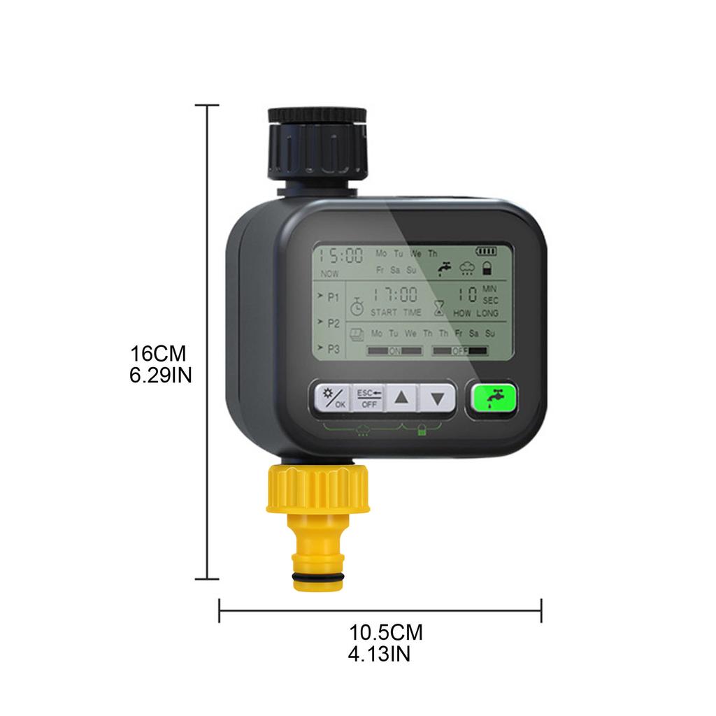 Cronometru pentru stropire cu 6 programe separate de udare Temporizator de apă Cronometru pentru furtun Temporizator pentru robinet Controler pentru sistem de irigare prin picurare