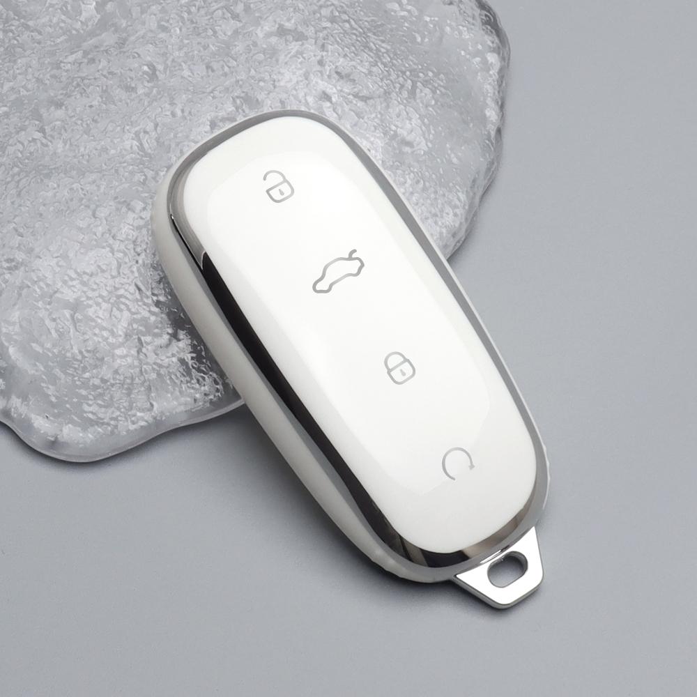 For Chery Omoda C7 7 Shs Phev   Tpu Car Key Case Cover Protector Shell Car Keychain Holder Fob Auto Interior Accessories