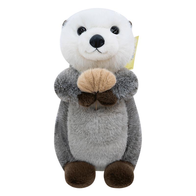 Adorable Sea Otter Plush Toy - Fluffy and Warm Children's Zoo Doll