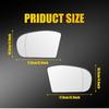 Right Left Mirror Side Glass Replace For Mercedes-Benz C-Class W203 Sedan 01-07