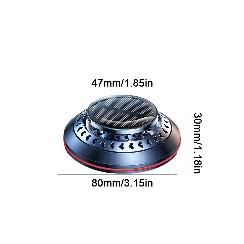 Automatyczny dyfuzor zapachu do samochodu zasilany energią słoneczną Odświeżacz powietrza do samochodu Usuwanie zapachów Ornament na deskę rozdzielczą Dekoracja deski rozdzielczej