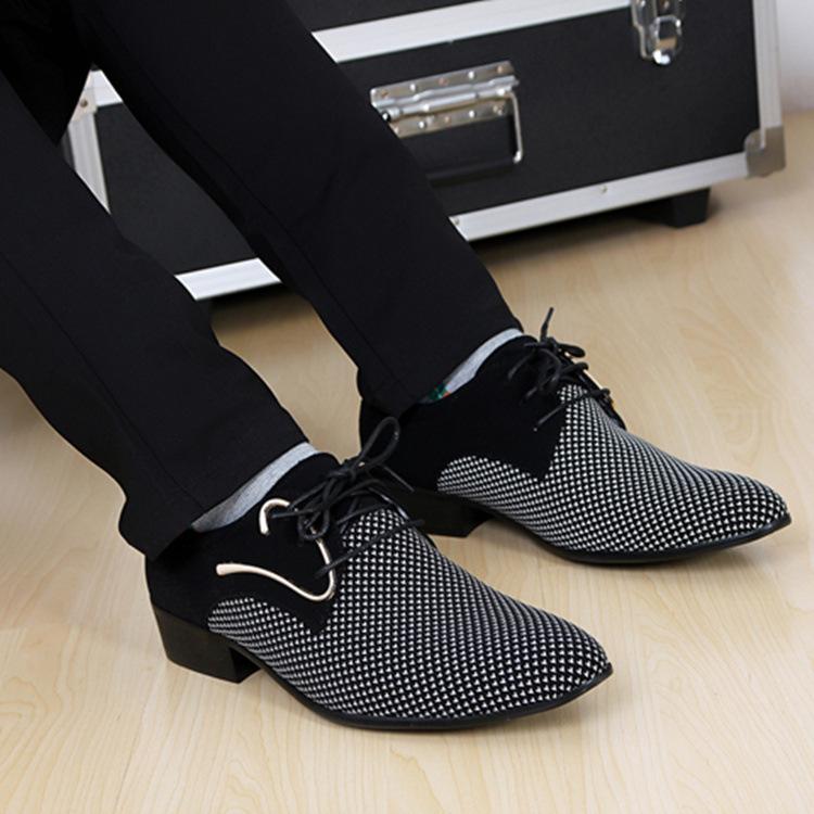 Große Größe Mode Herren Brogue Schuhe Hochzeit Business Kleid Nachtclubs Oxfords Atmungsaktiv Arbeit Schnürschuhe neu