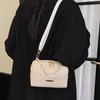 Yogodlns Fashionable Stylish Woven Straw Women's Bag New Trendy Chain Handbag Simple Woven Shoulder Crossbody Bag