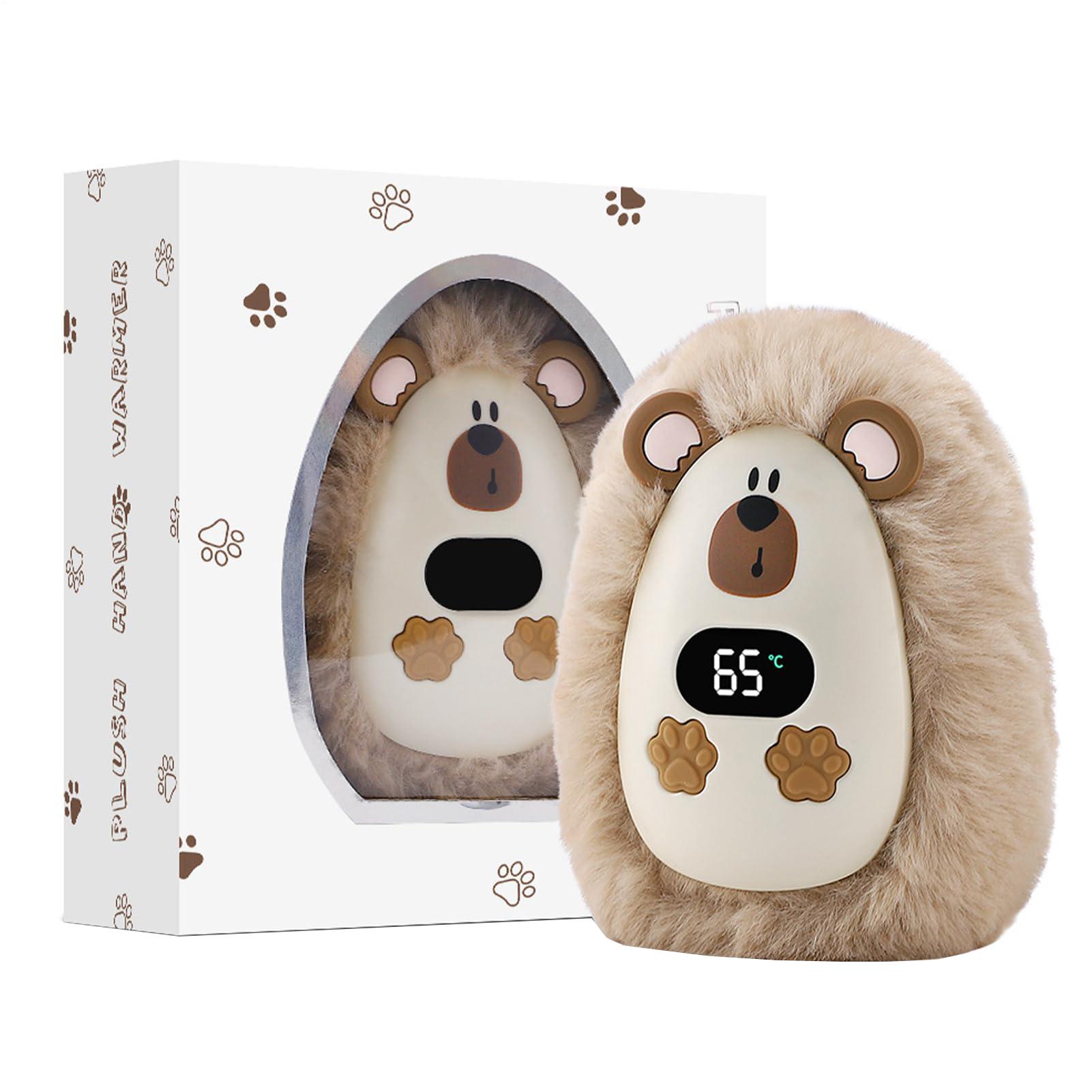 Rechargeable Hand Warmer 10.5 7.5 Cm Electric Cartoon Pocket Hand Heater With 3 Heat , Portable Heater, Electric Pocket Heater With Digital Display One Size