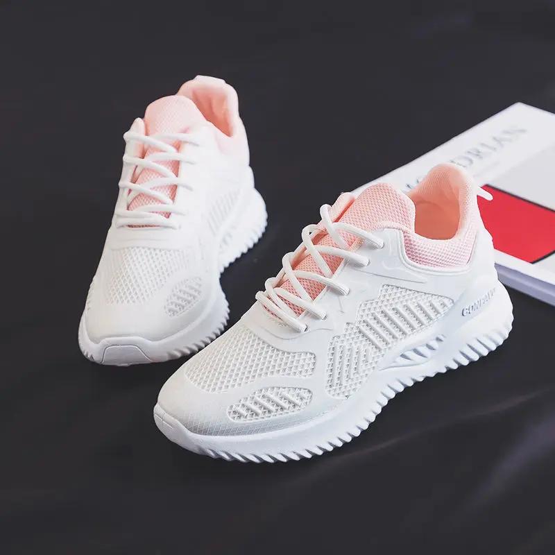 Fashion Women's Shoes Casual Athletic Sneakers Sports Ladies Footwear Mesh Breathable H High Quality Comfortable and Elegant On Sale 39