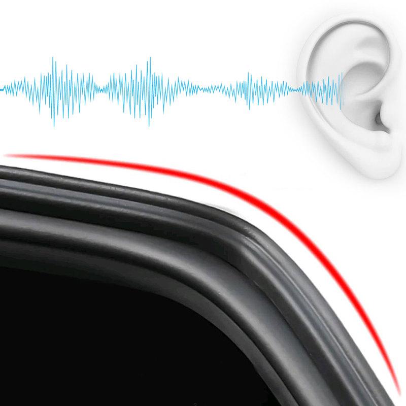 1pc Universal Car Door Edge Noise Ulation Sealant 5m Car Door Windproof Sealing Strip Car 3 Layer Sound Ulation Sealant