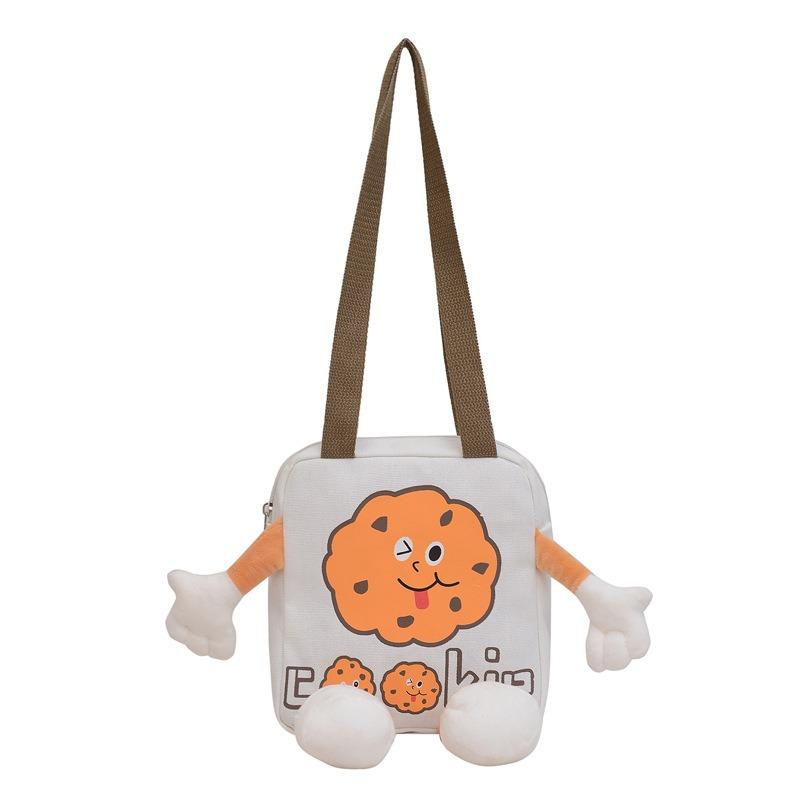 Anime Cartoon Shoulder Bag Spring and Summer New Fresh and Cute Small Bag Fashionable Versatile Canvas