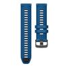 Correa de Silicona Bicolor de 22 mm para Reloj Garmin Forerunner 265 255 Music 570 47mm/Venu 4 3 45mm Pulsera de Smartwatch Correas de Reloj