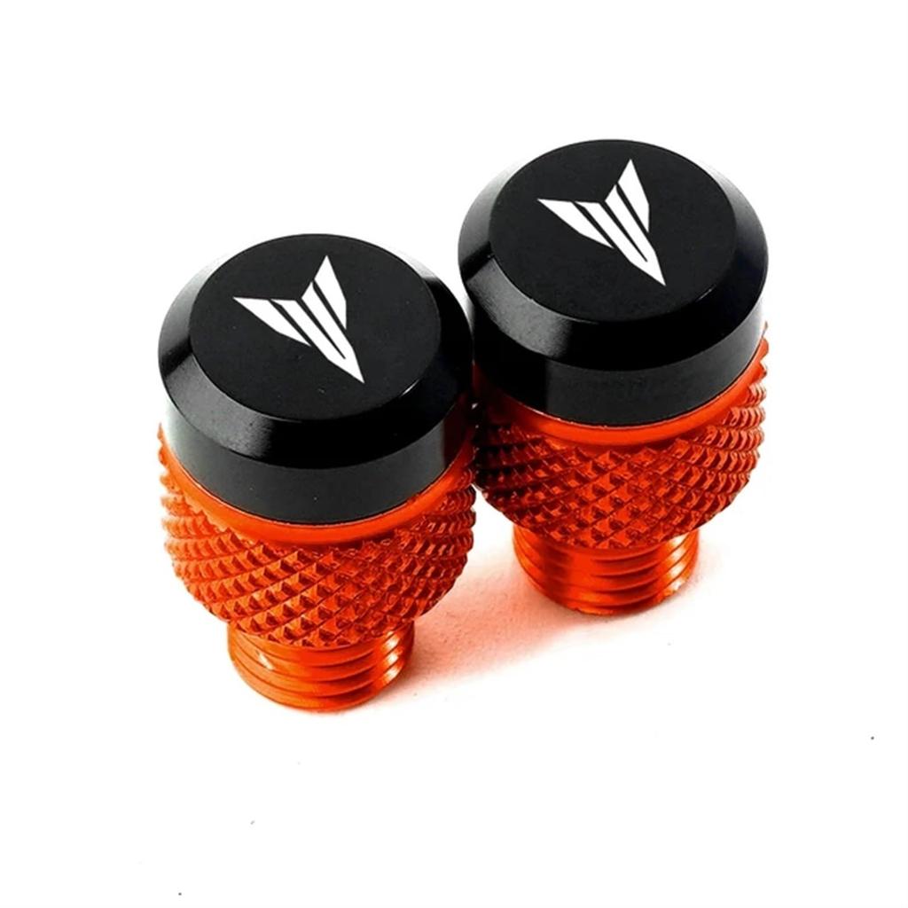 Motorcycle Accessories M10*1.25 Aluminum Screw Bolt Mirror Hole Plug Cap Compatible with MT-07 MT03 MT07 MT09 MT10 MT25 FZ09 FZ07
