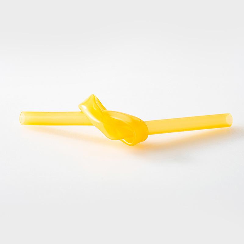 Reusable Foldable Food-grade Silicone Straws Portable Bendable Drink Juice Straws with Clean Brush