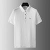 Verano   Conjunto de Dos Piezas para Hombre Moda Clásica Color Sólido Camisa de Manga Corta Pantalones Traje Deportivo Holgado Casual para Hombre 2026