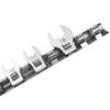 8pcs 3/8In Drive Crowfoot Wrench 10 To 22mm Metric Foot Open End Spanner Movable Ratchet Wrench For Automotive Repair