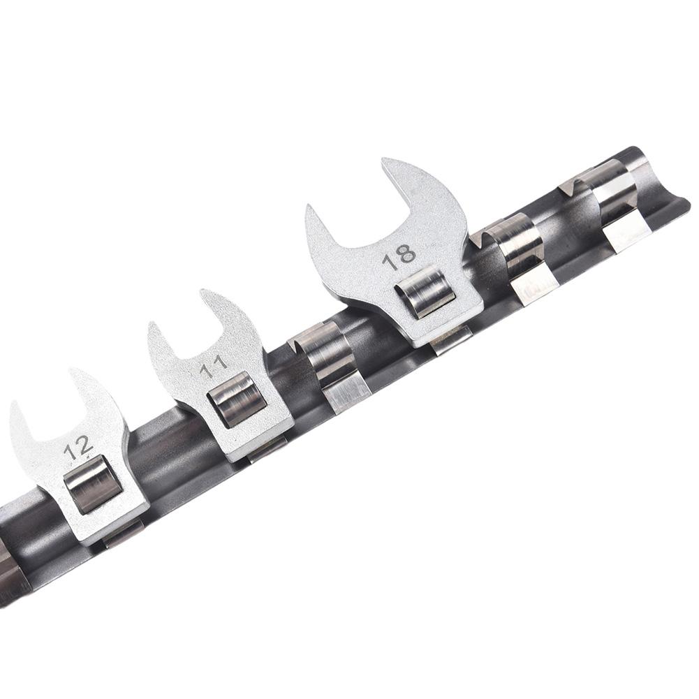 

8pcs 3/8In Drive Crowfoot Wrench 10 To 22mm Metric Foot Open End Spanner Movable Ratchet Wrench For Automotive Repair China Mainland