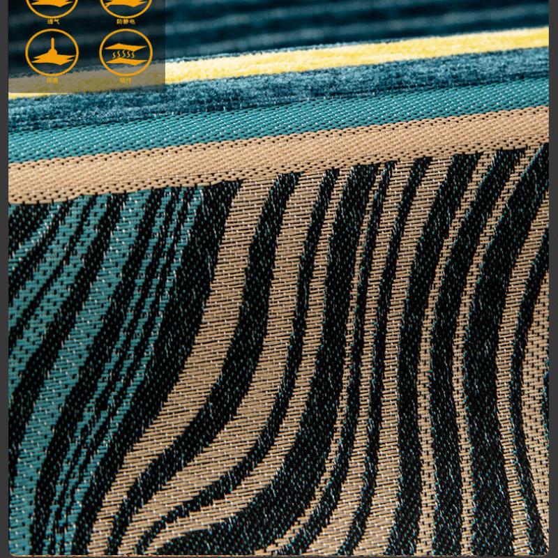 Cuscino per Divano Universale Quattro Stagioni in Ciniglia Antiscivolo Jacquard con Bordo Avvolgente Allargato Decorazione Asciugamano per Divano Soggiorno Copridivano