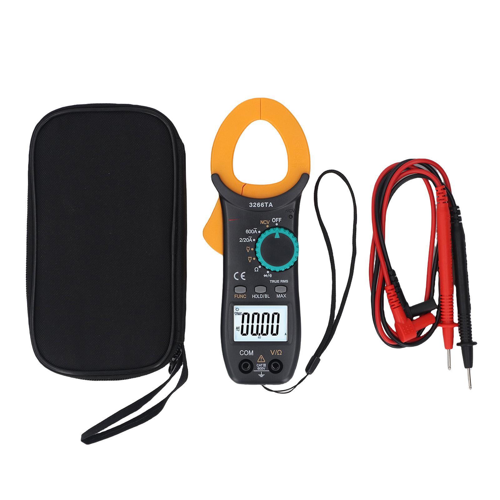 

Digital Clamp Meter 1999 Count True RMS NCV Detection AC Current AC DC Voltage Resistor Diode