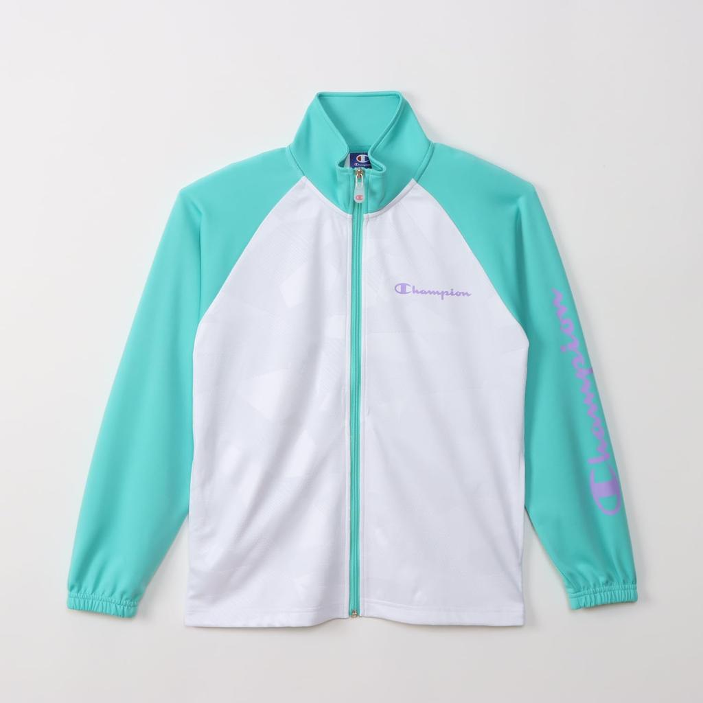 Champion Long Sleeve Tracksuit Set with Script Basic Sports Training Light Kids' (2-Pack) Quick-Drying Logo, Suit, Blue-Green, CK-BSW05