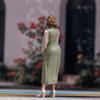Woman Figurine Hand-Painted Miniature People Figurines Collectible Resin Figure