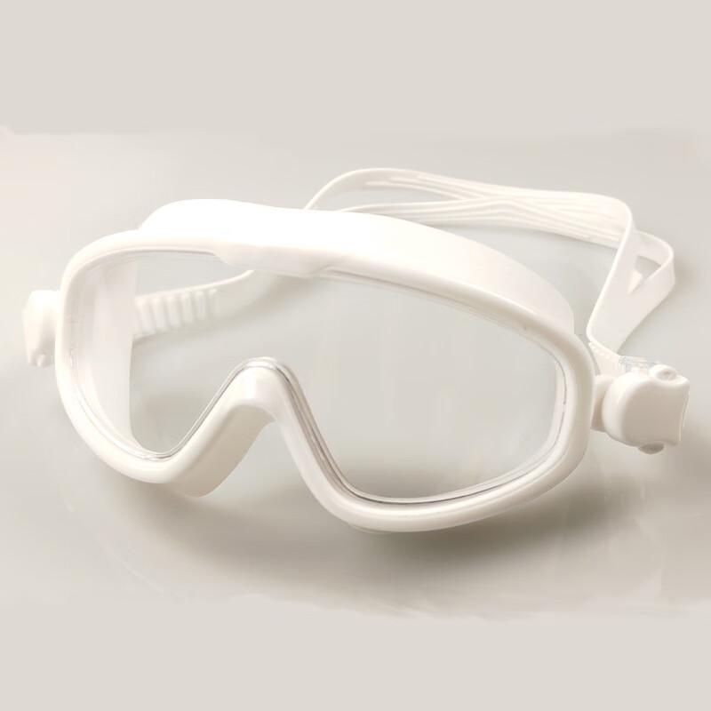 WEZHO Adult Large-Frame Electroplated Anti-fog Swimming Goggles