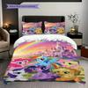 Rainbow Friends Magical Gathering Threepiece Set 1 Duvet Cover 2 Pillowcase Without Core Duvet Cover And Pillowcase Soft And Comfortable