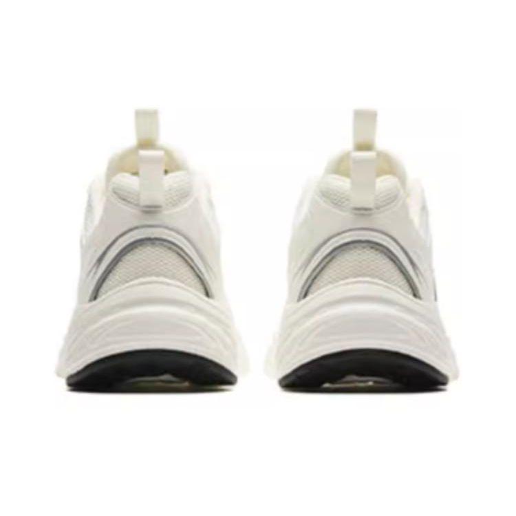 Anta Comfortable Simple Non-Slip Wear-Resistant Low-Top Casual Shoes Women Sneakers Silver 122428811-5