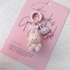 Doll Vinyl Sitting Cute Baby Mobile Phone Pendant Keychain Handmade DIY Car Pendant