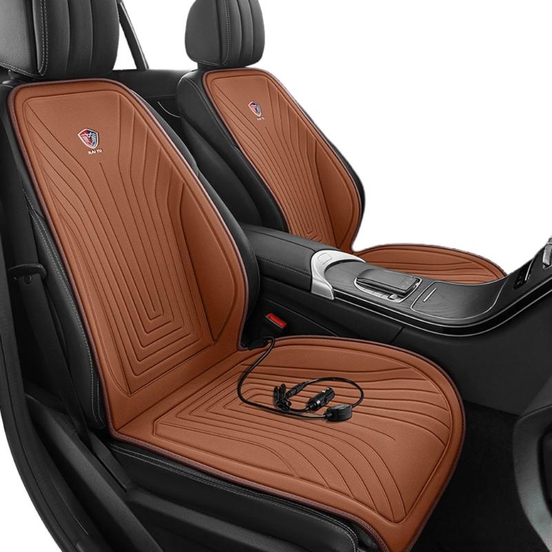 Adjustable Winter Car Seat Cushion Heater Intelligent Temperature Adjustment Easy Installation Synthetic Fiber Design