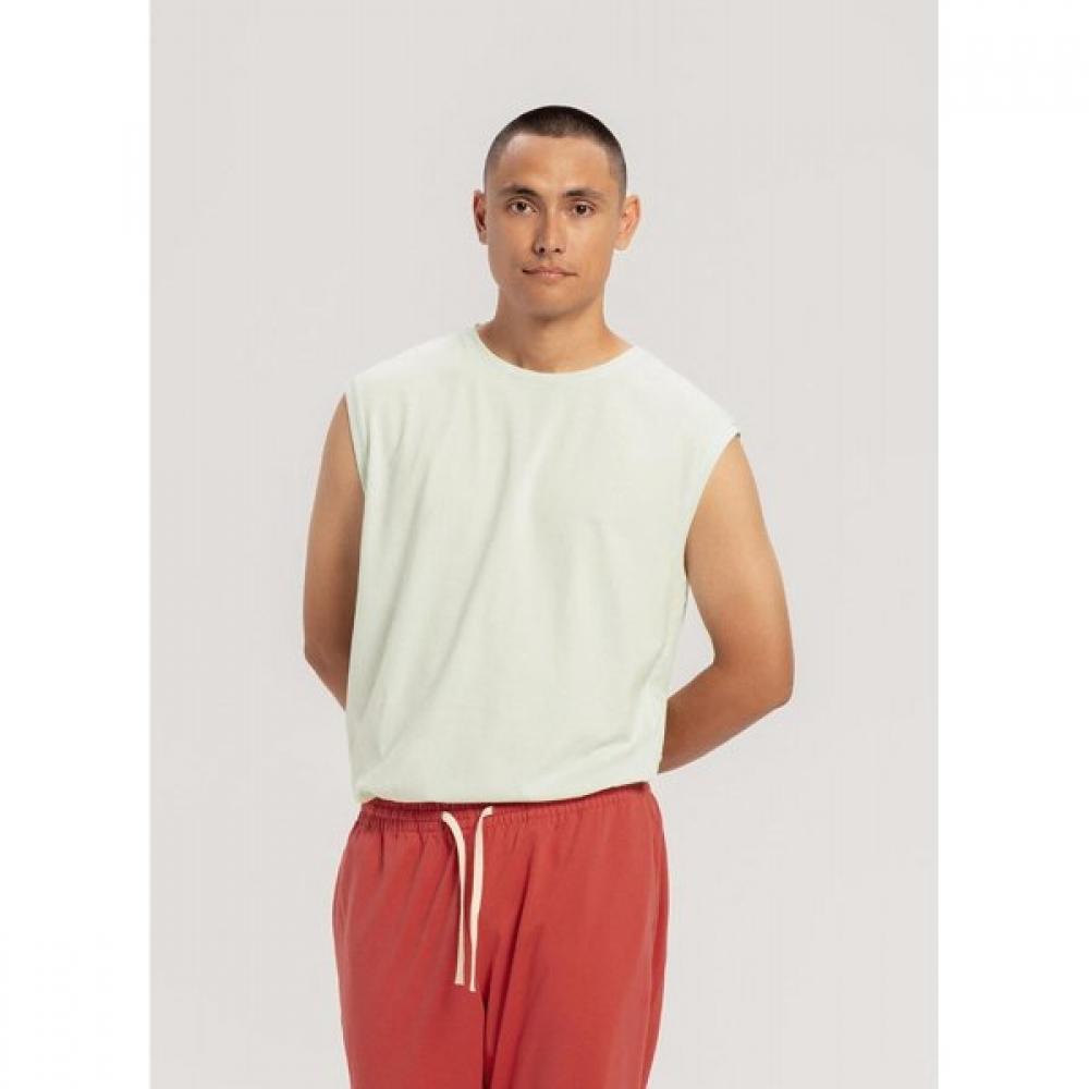 Budhi Mudra Simple Round Sleeveless  Clearly Aqua Clearly Aqua/S