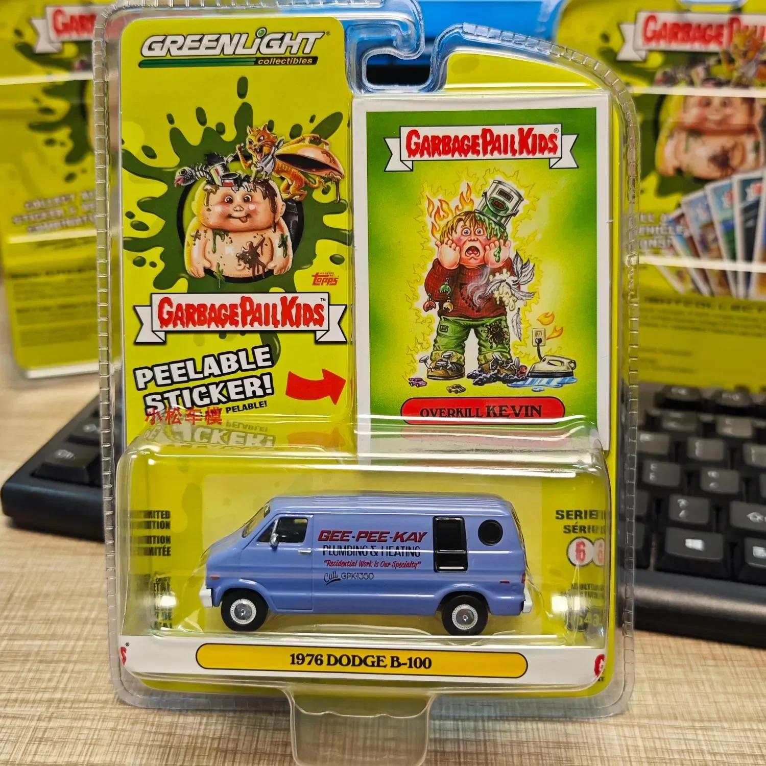 

GreenLight 1:64 1976 Dodge B-100 High Simulation Alloy Car Model Collectible Toy Gift Souvenir Display Ornament