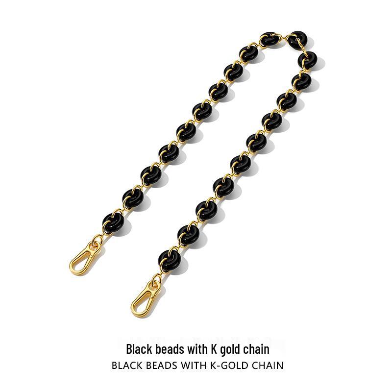 Donut Resin Acrylic Alloy Chain Strap for Shoulder, Crossbody & Underarm Bags