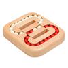 Interactive Wood Bead Puzzle Toy for Kids and Adult with Rotating Beans To Boost Cognitive Ability Fun Family Activity