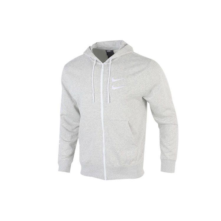 Nike Jackets Men's Heather Gray Hooded Moderate Instructor CU3927-050