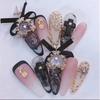 10 Rulo/Kutu Beyaz Siyah Dantel Nail Art Folyo Seti Tırnak Transfer Etiketi Kağıdı Kendin Yap Manikür Tırnak Dekorasyon Aksesuarları